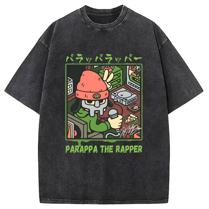bbb PaRappa the Rapper MF DOOM Washed T-Shirt