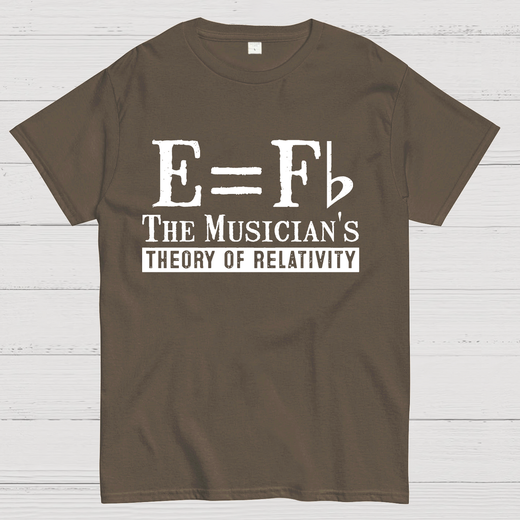 E Equals F Flat Theory of Relativity  T-Shirt