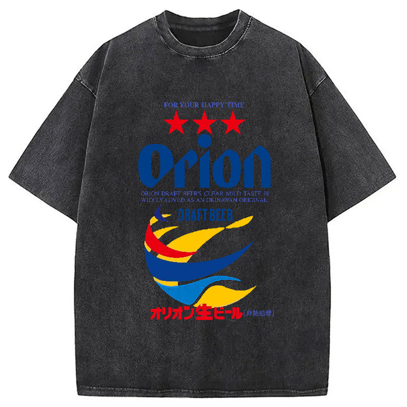 bbb Orion Beer Vintage Japanese Washed T-Shirt