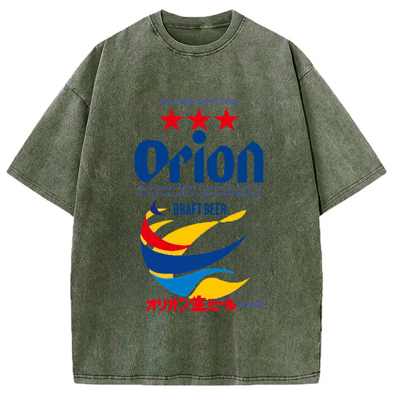 bbb Orion Beer Vintage Japanese Washed T-Shirt