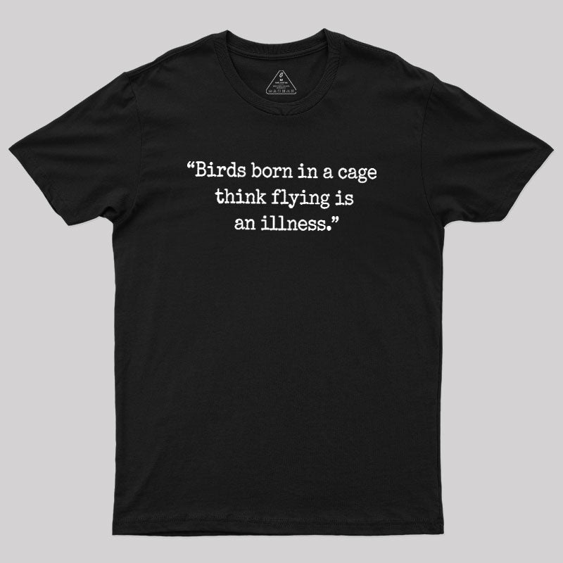 Birds Bron In Cage  T-Shirt