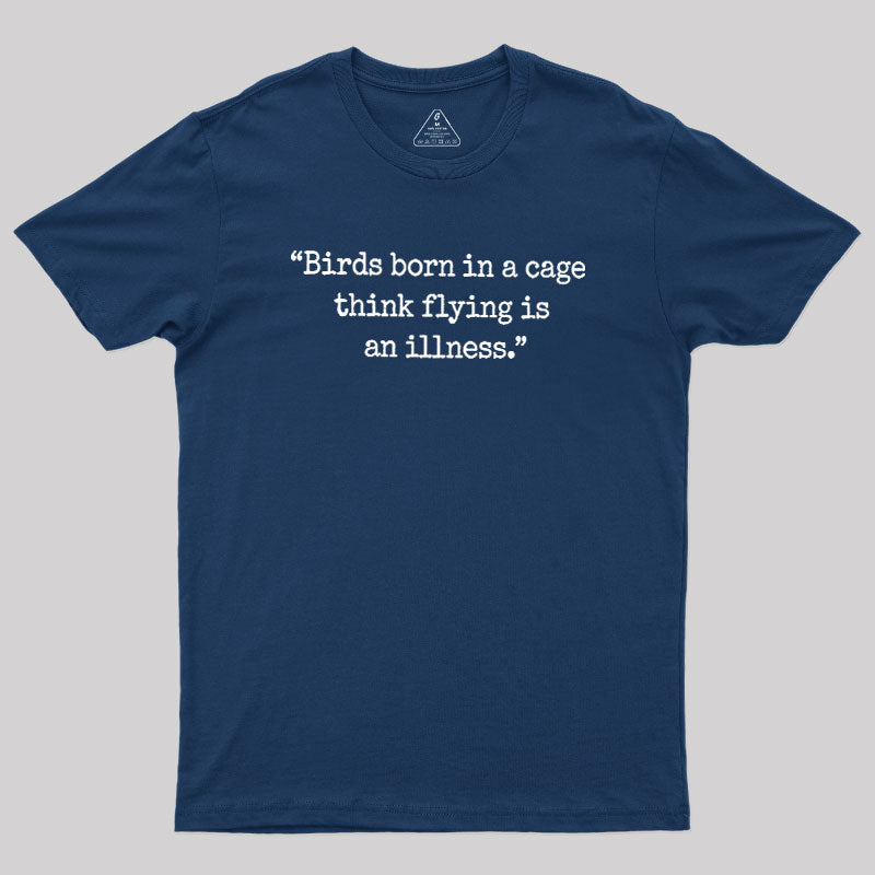 Birds Bron In Cage  T-Shirt