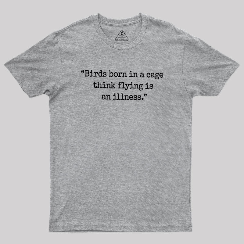 Birds Bron In Cage  T-Shirt