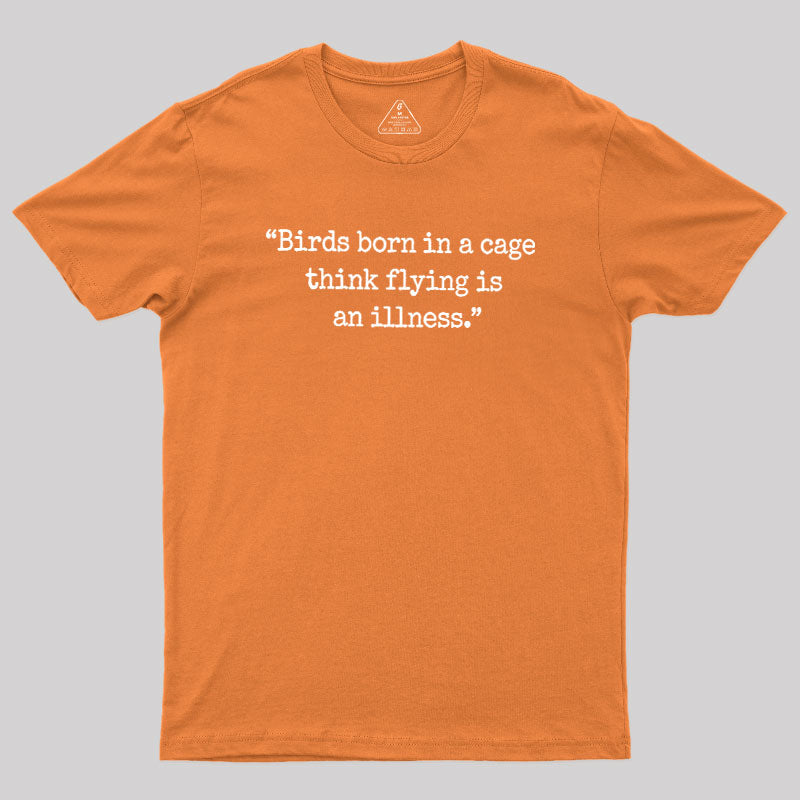 Birds Bron In Cage  T-Shirt