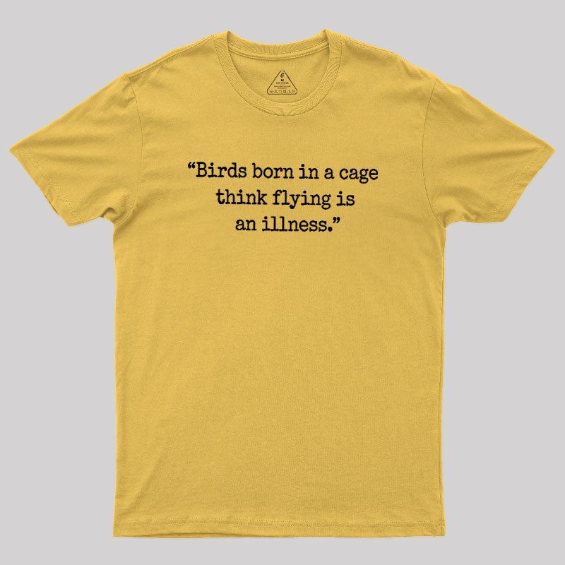 Birds Bron In Cage  T-Shirt