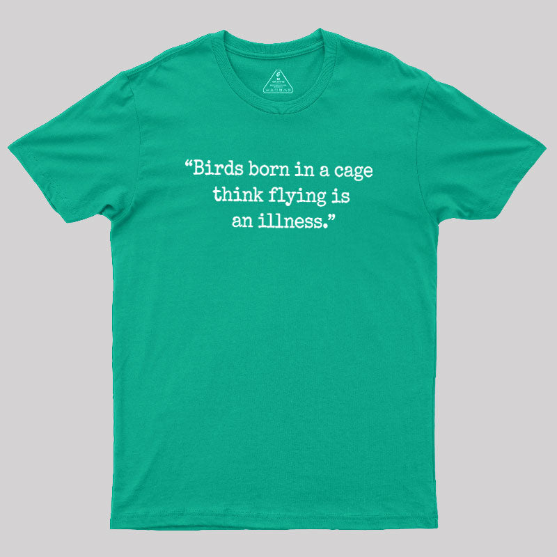 Birds Bron In Cage  T-Shirt