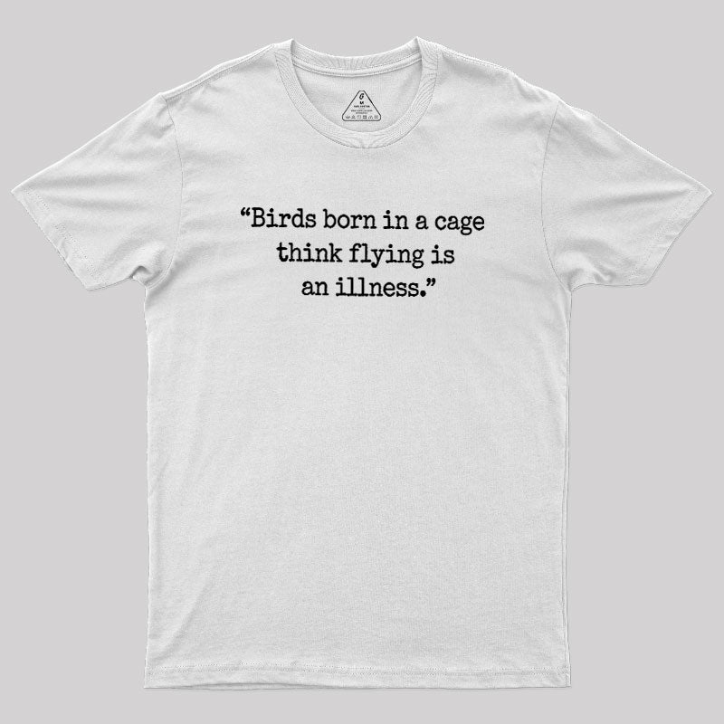 Birds Bron In Cage  T-Shirt