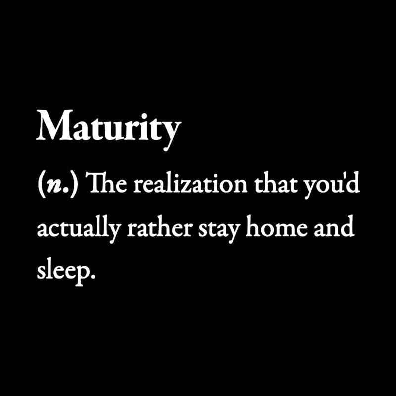 Definition Of Maturity  T-Shirt