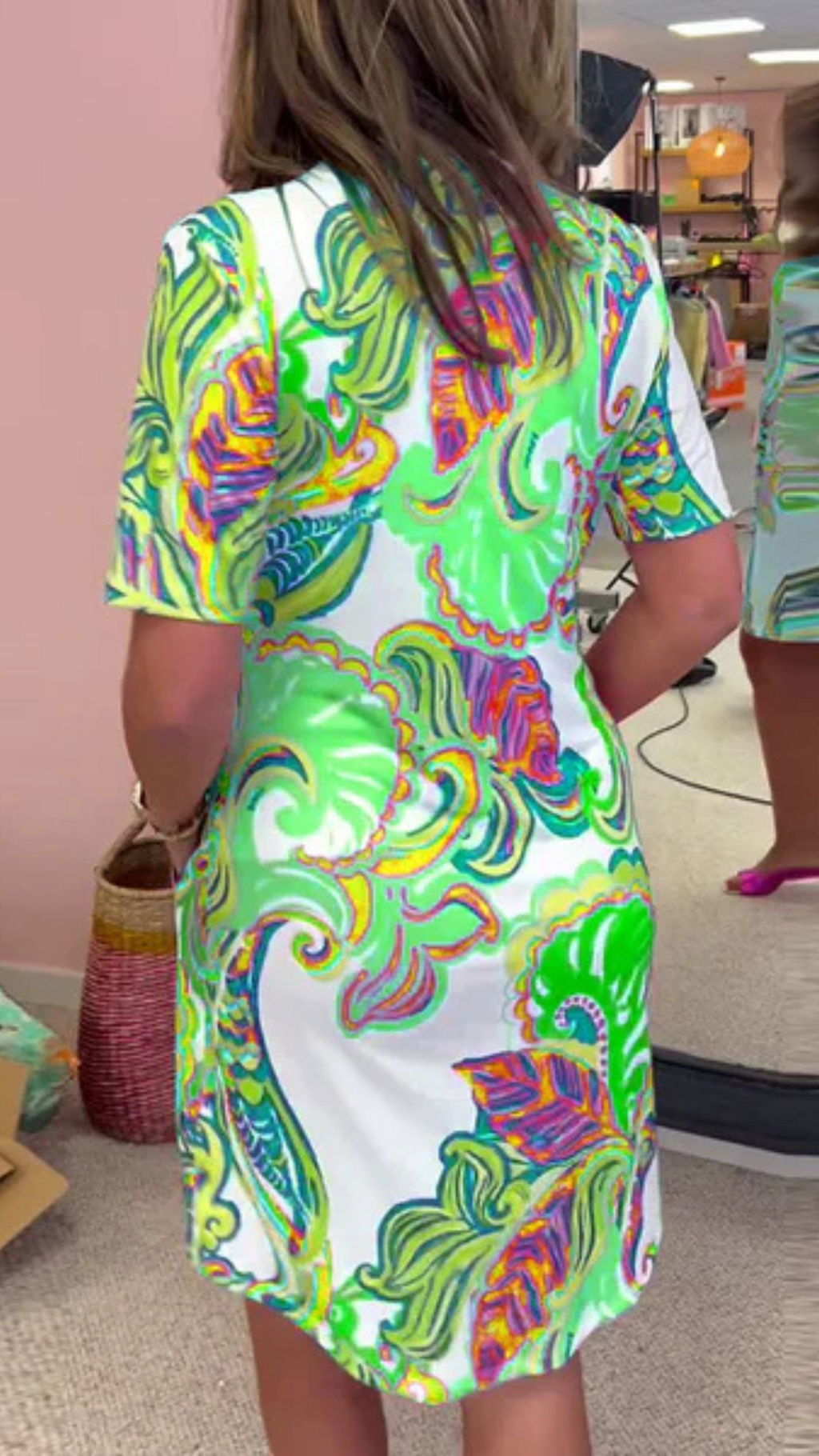 Lightweight Tropical Summer Dress for Women, Loose Fit Beach Dress in Vibrant Colors, Casual Spring and Summer Outings