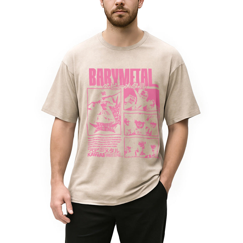 bbb BABYMETAL Merch Washed T-Shirt