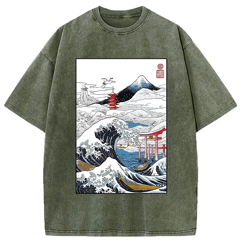 bbb Snowy Japan Washed T-Shirt