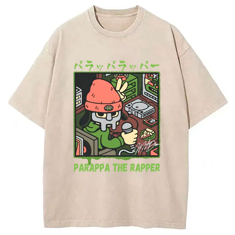 bbb PaRappa the Rapper MF DOOM Washed T-Shirt