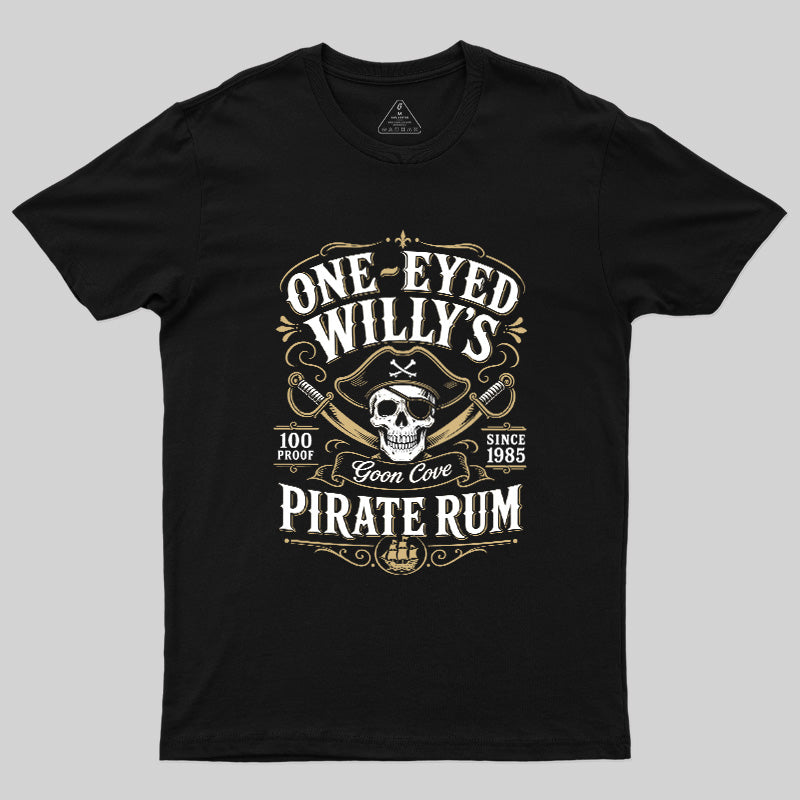 One Eyed Willy's Goon Cove Pirate Rum  T-Shirt