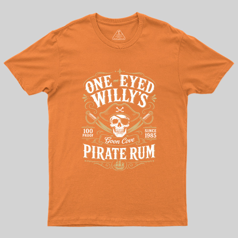 One Eyed Willy's Goon Cove Pirate Rum  T-Shirt