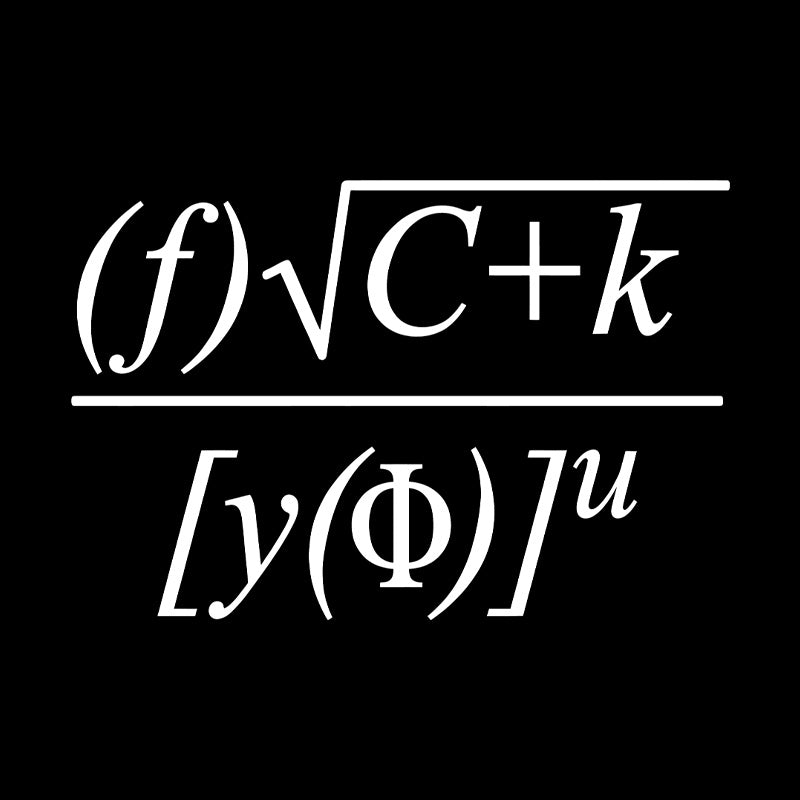 Funny Math Equation Sarcastic  T-Shirt