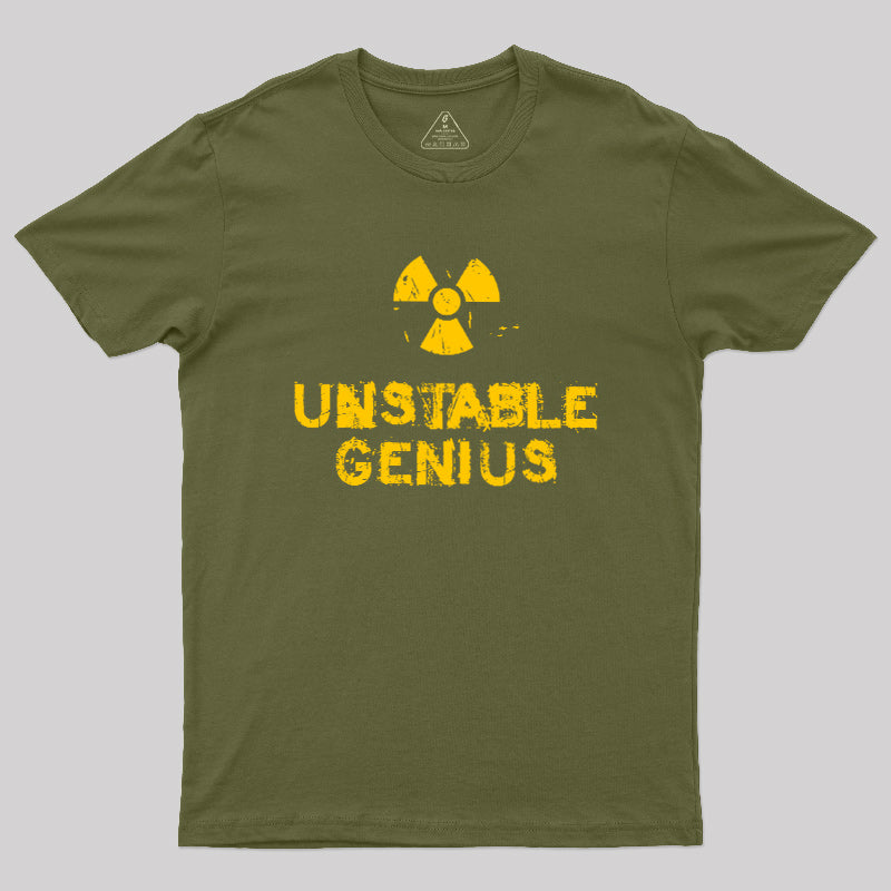 Vintage Distressed Unstable Genius  T-Shirt
