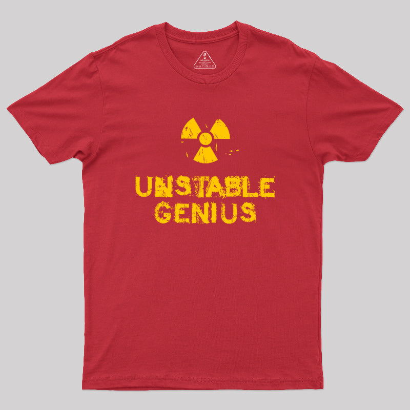 Vintage Distressed Unstable Genius  T-Shirt