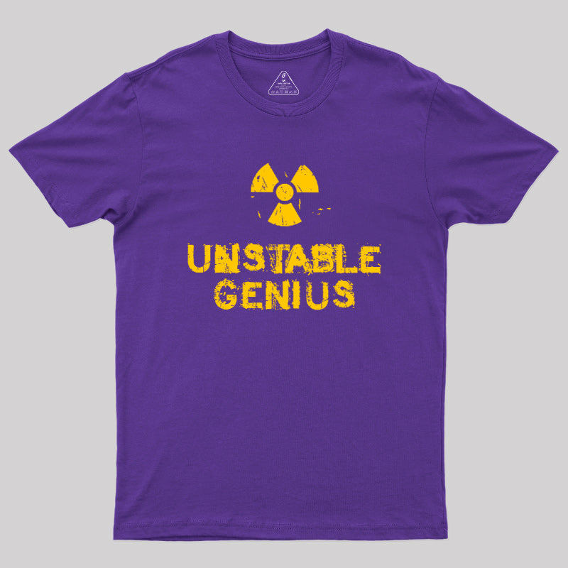 Vintage Distressed Unstable Genius  T-Shirt