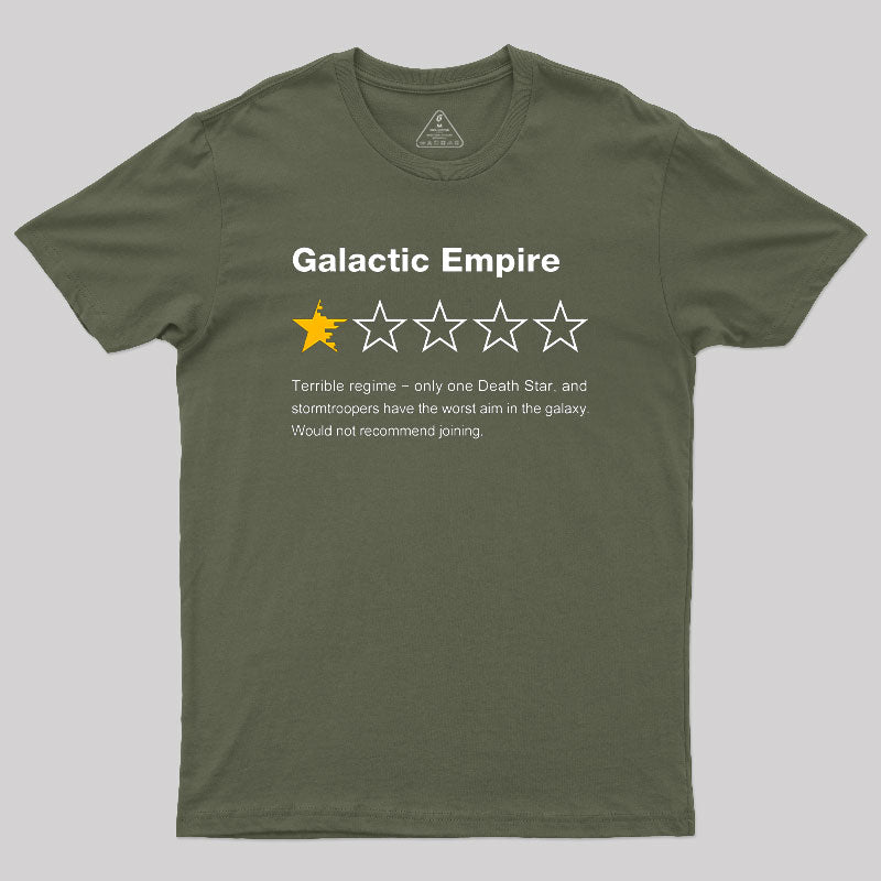 Galactic Empire Review  T-Shirt