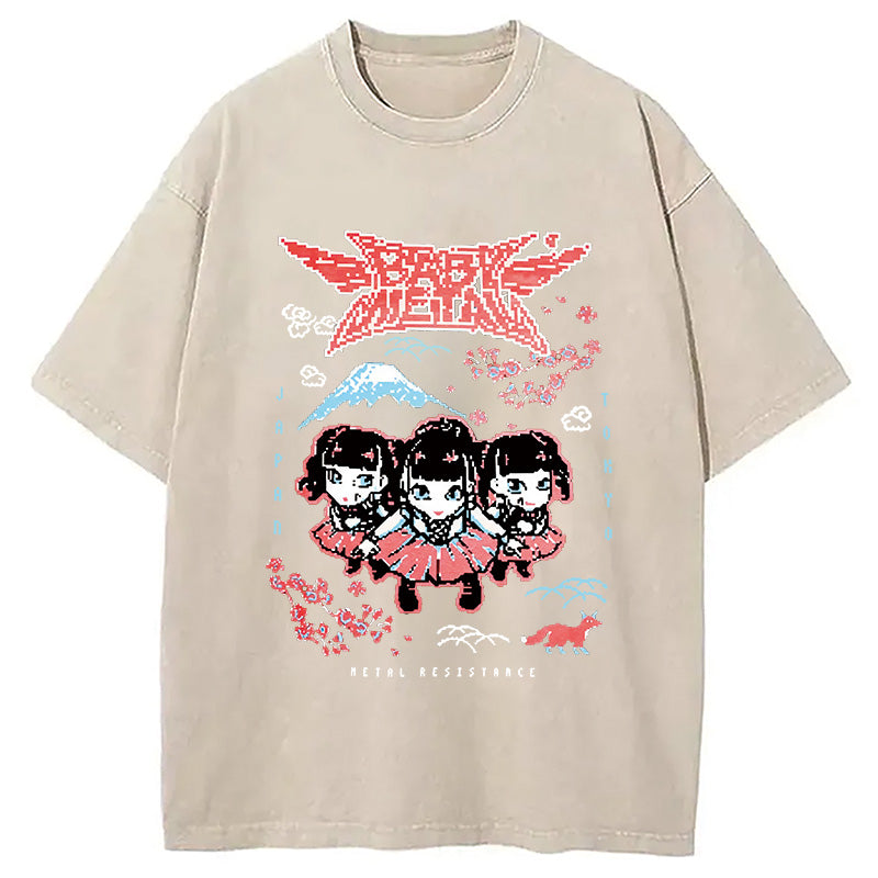 bbb Babymetal Tokyo Washed T-Shirt