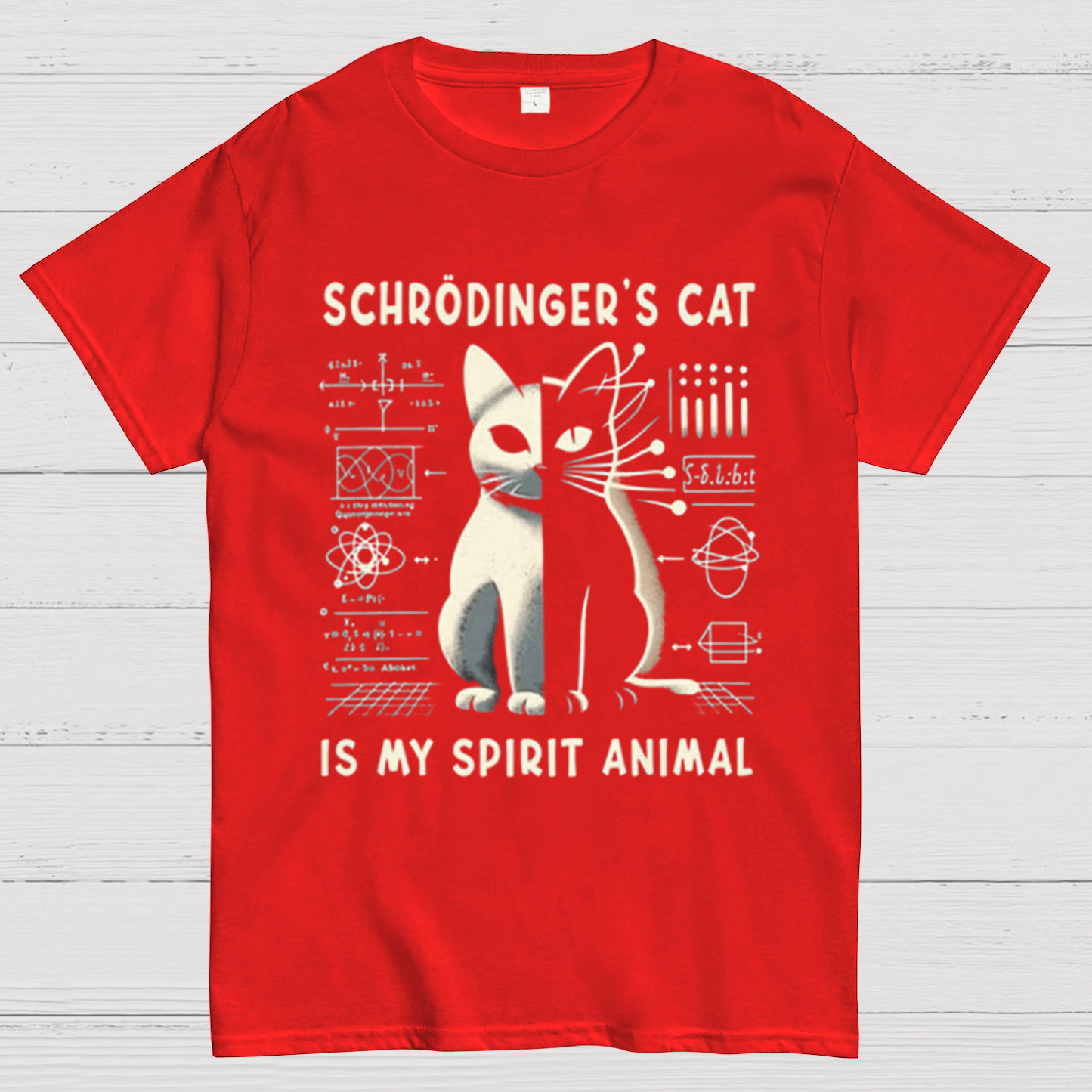 Schrodinger's Сat Science T-Shirts