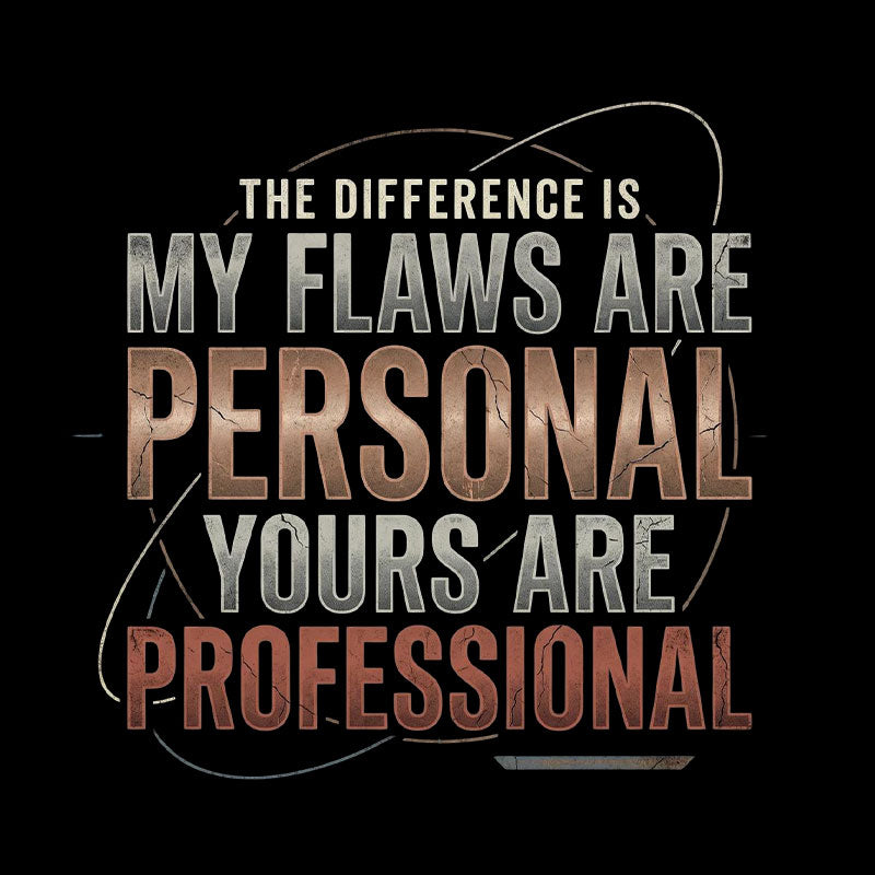 My Flaws Personal Yours Professional  T-Shirt