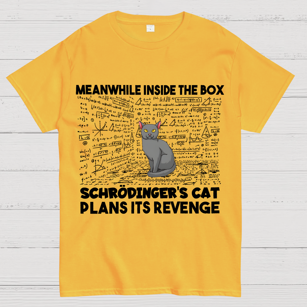 Inside The Box Schrödingers Cat Plans Its Revenge  T-Shirt