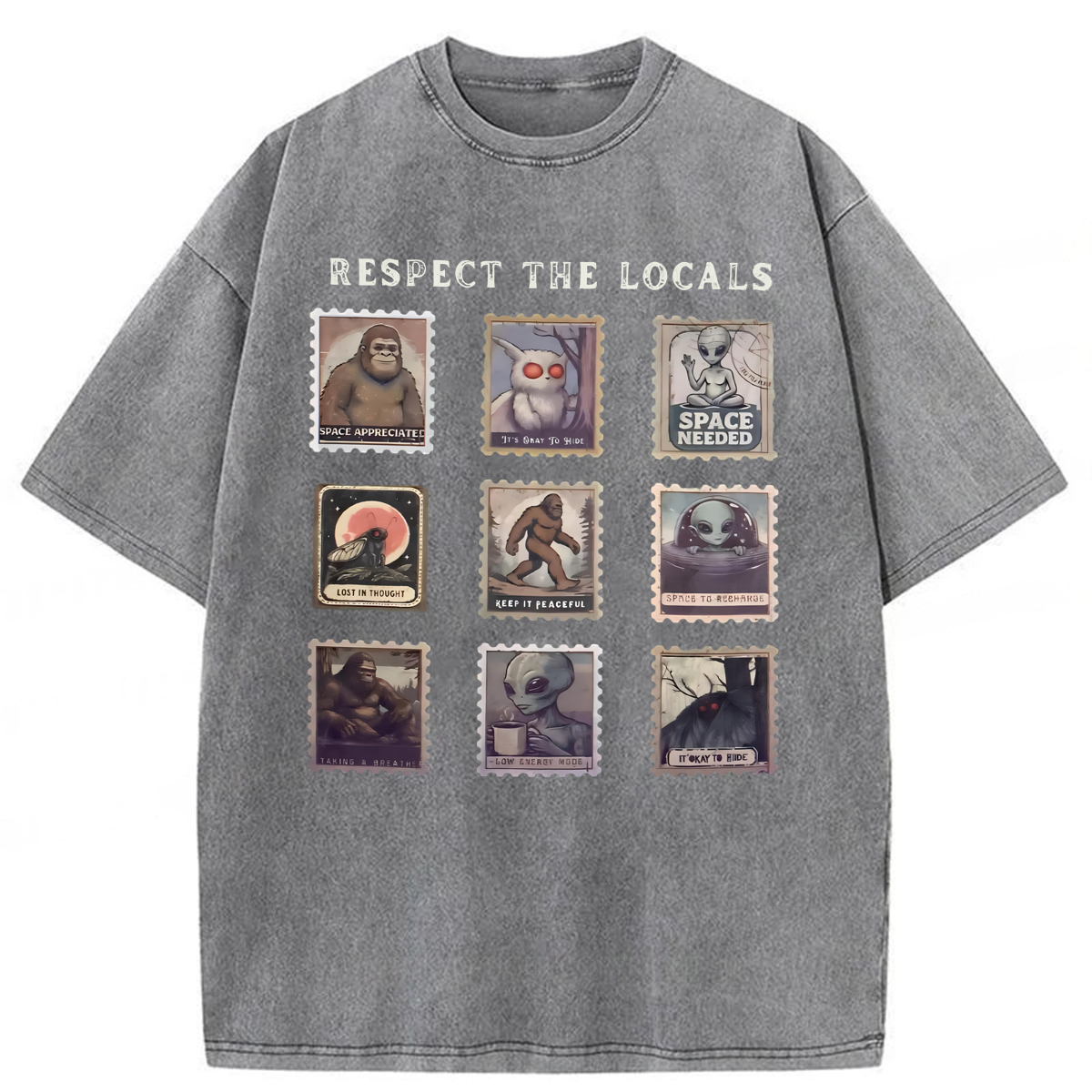 bbb Respect The Locals Washed T-shirt