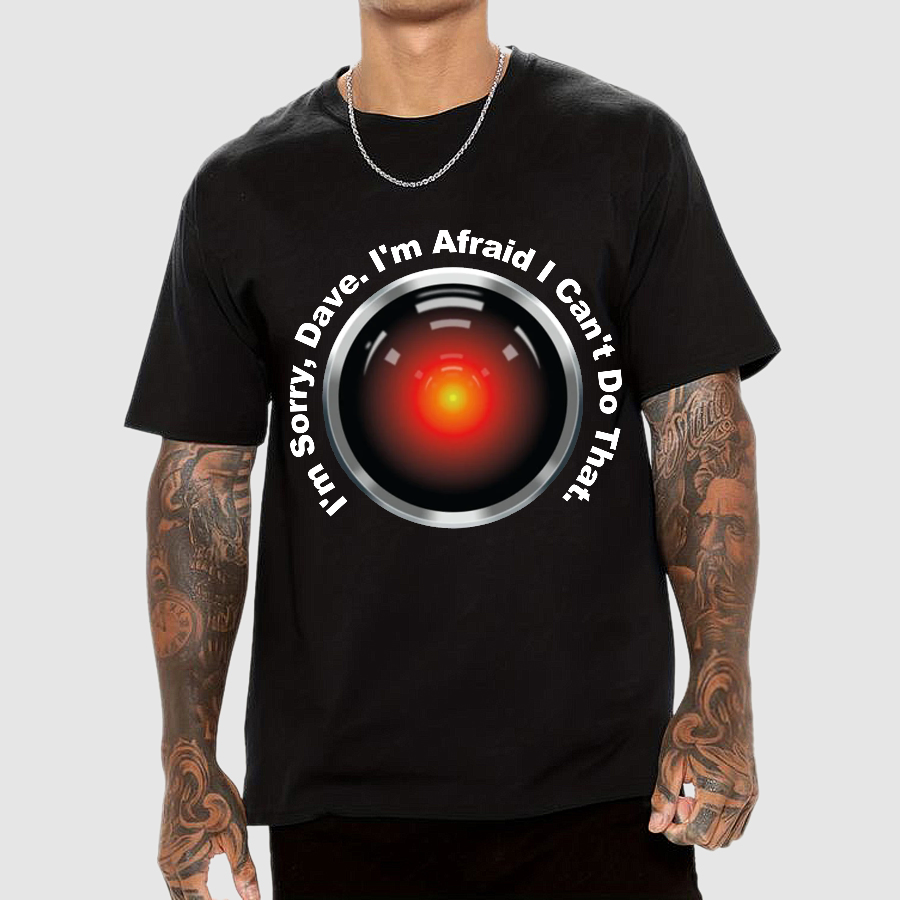 HAL "Sorry, Dave" Quote y T-Shirt