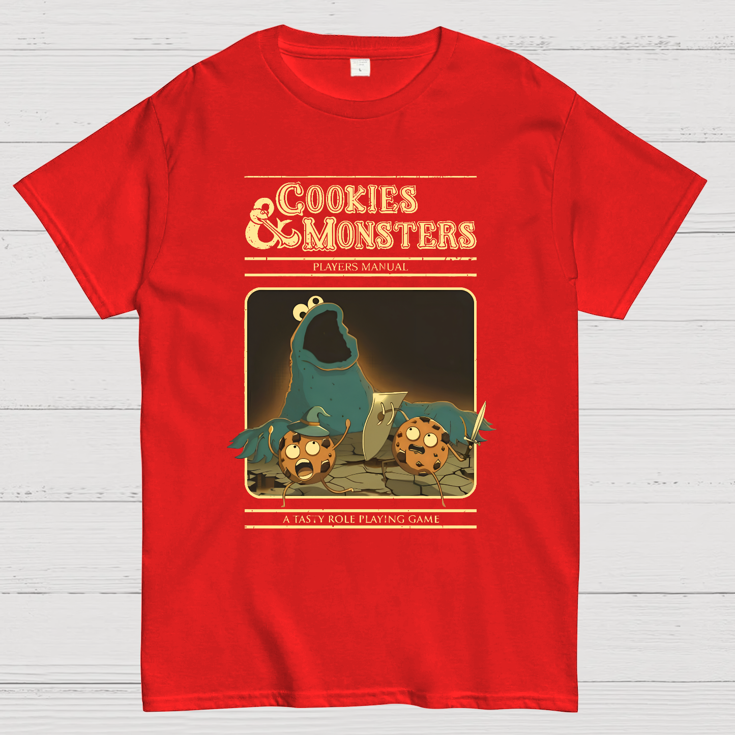 Cookies Monsters Players Manual Nerdy T-Shirt