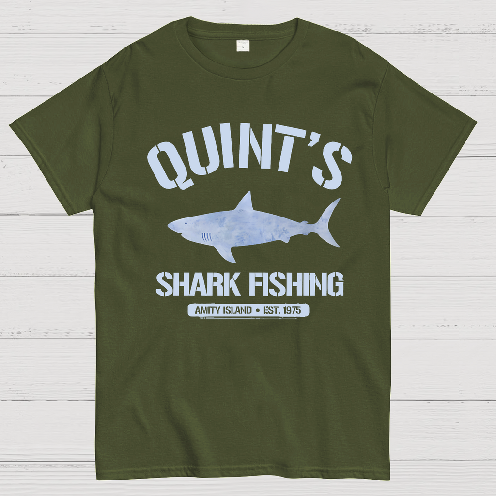 Quint's Shark Fishing Jaws Retro y T-Shirt