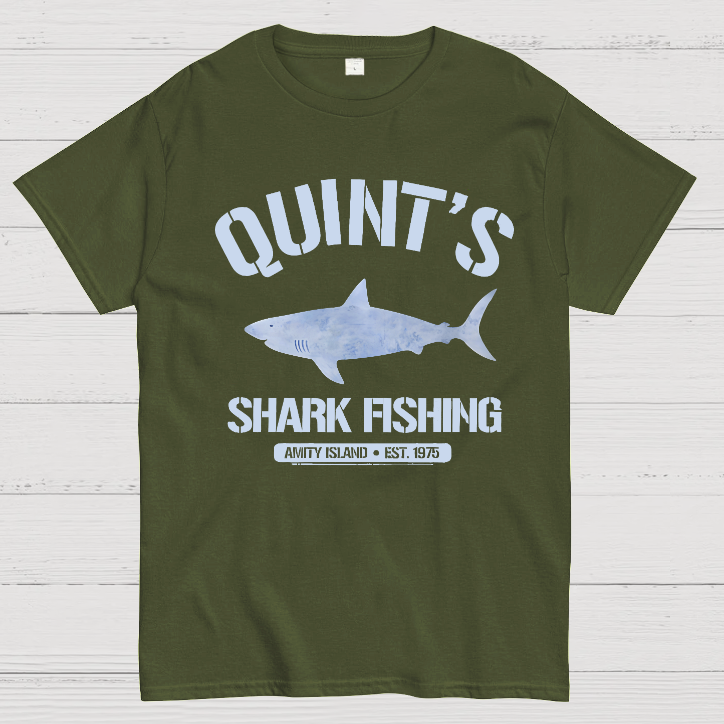 Quint's Shark Fishing Jaws Retro y T-Shirt