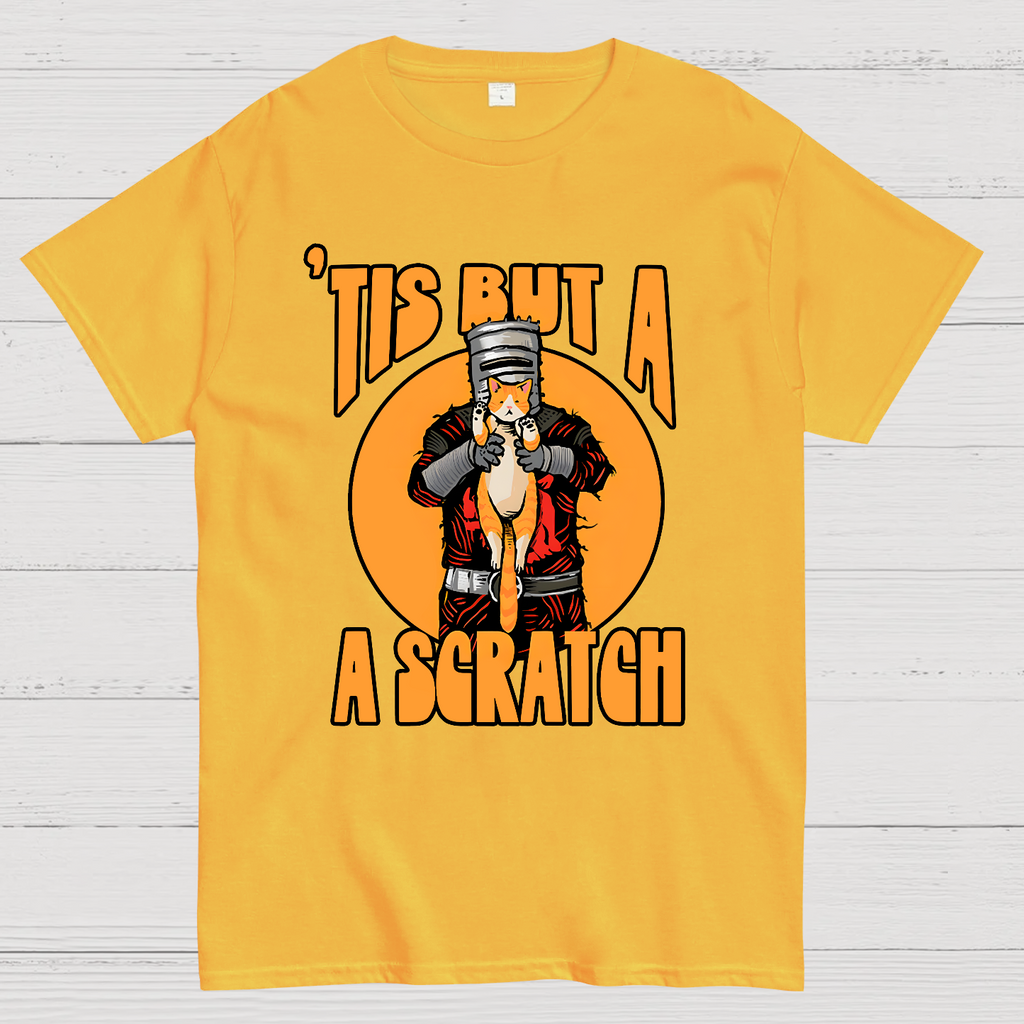 Tis But A Scratch The Black Knight Vs Cat Knight & Kitten  T-Shirt