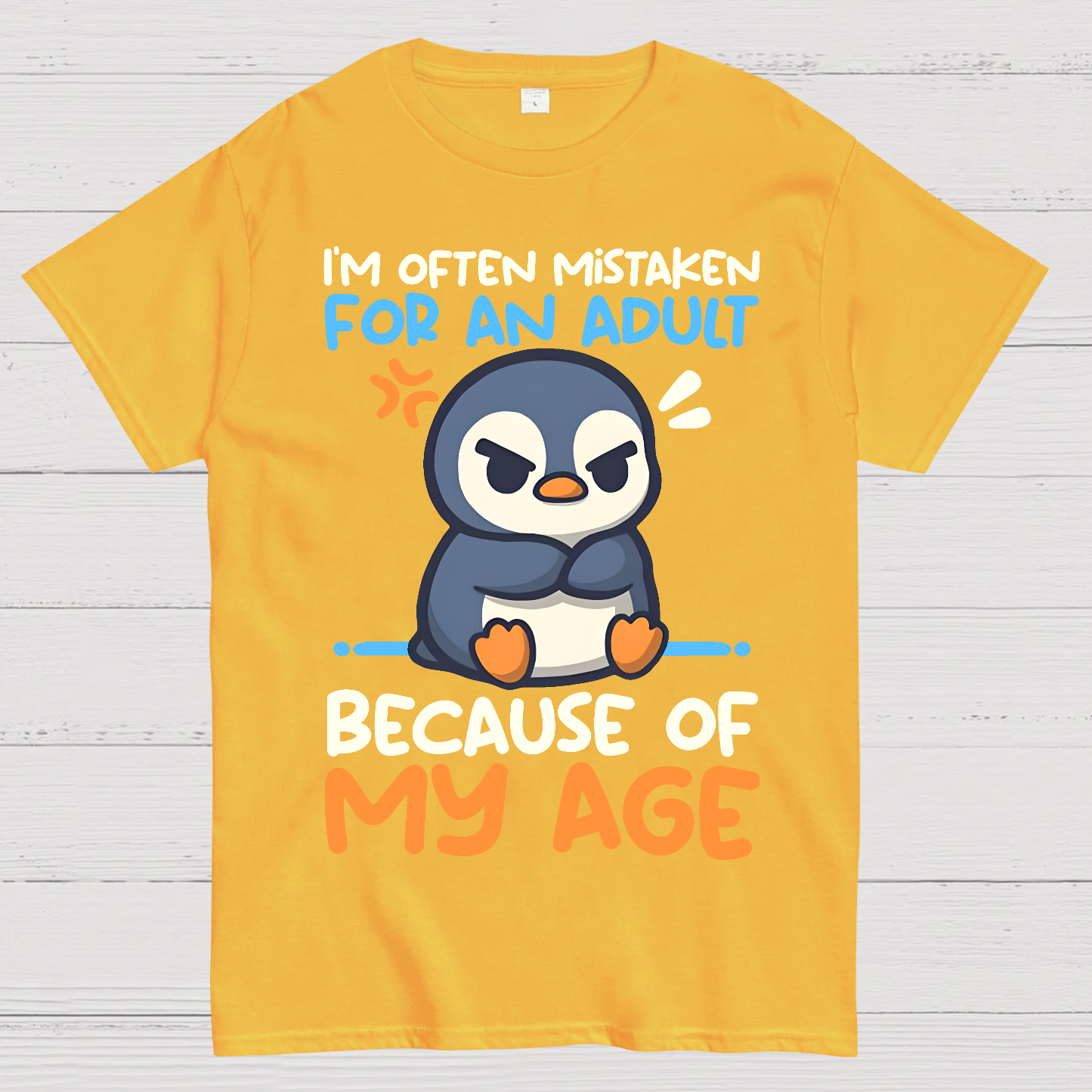 Penguin often mistaken for an adult  T-Shirt