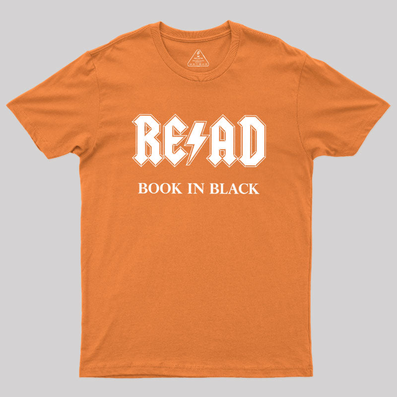 RE/AD - Book In Black  T-Shirt