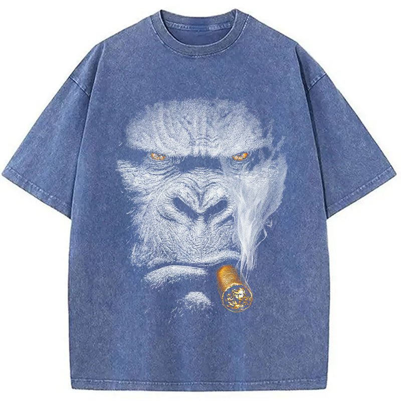 bbb Smoking Gorilla Washed T-Shirt