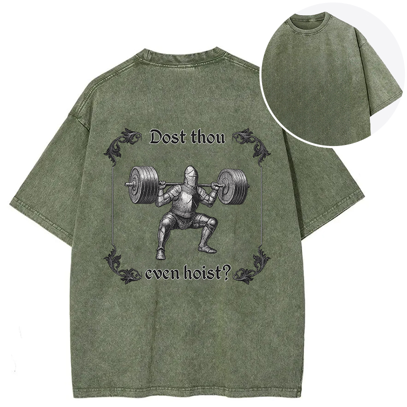 bbb Dost Thou Even Hoist Back Washed T-Shirt