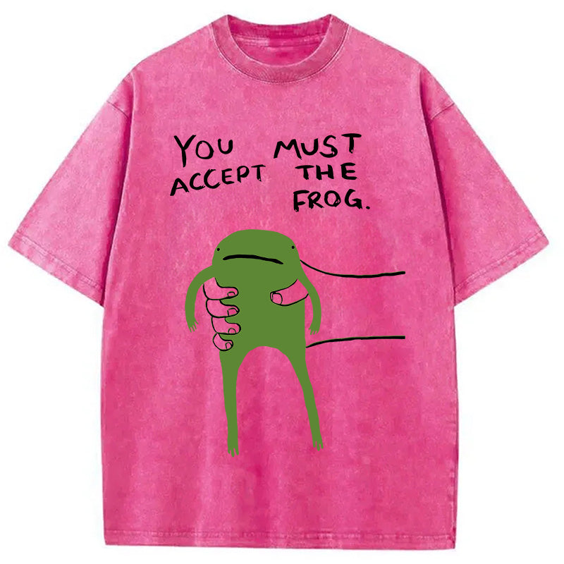 bbb Give You Frog Washed T-Shirt