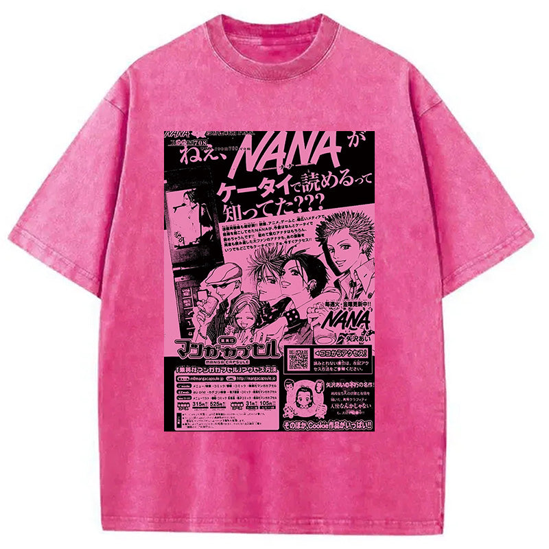bbb Nana Black Stone Washed T-Shirt