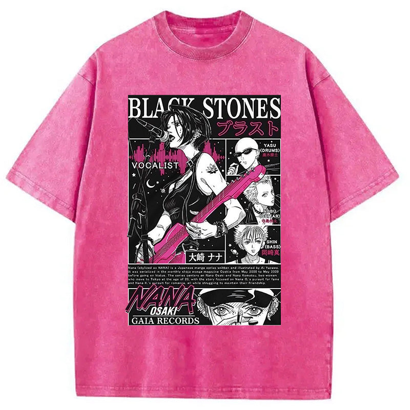 bbb Black Stone Washed T-Shirt