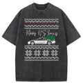 bbb Japanese Sports Car JDM Christmas Washed T-Shirt
