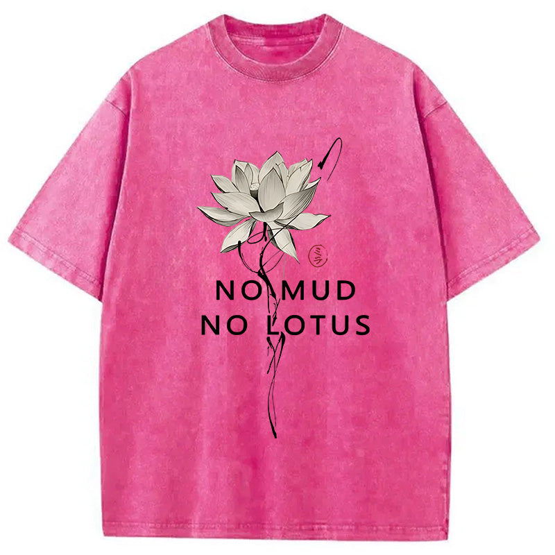bbb Japanese Zen Lotus Washed T-Shirt