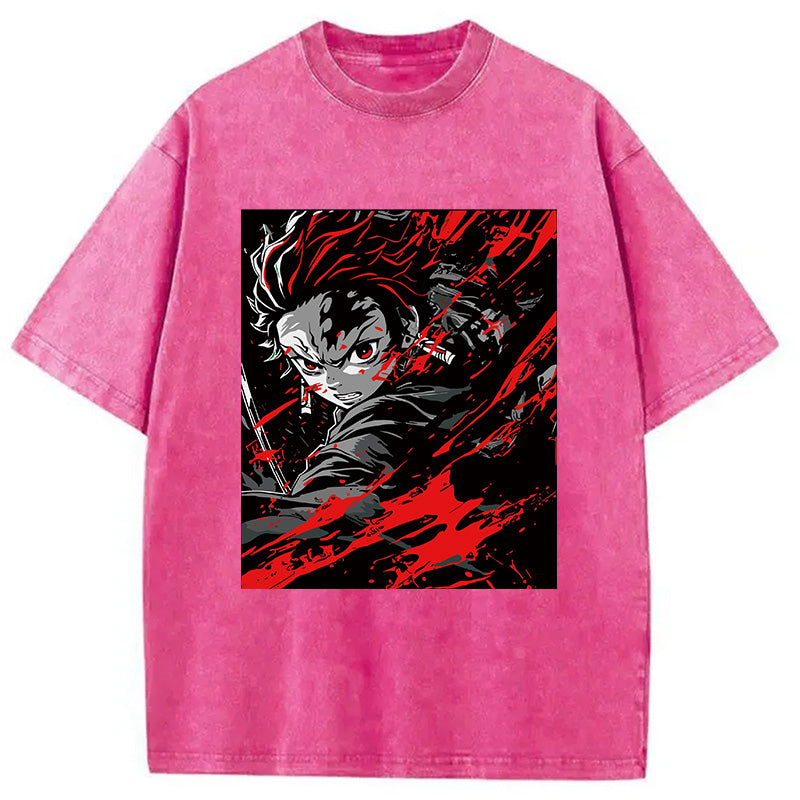 bbb Demon Slayer Daring Duels Washed T-Shirt