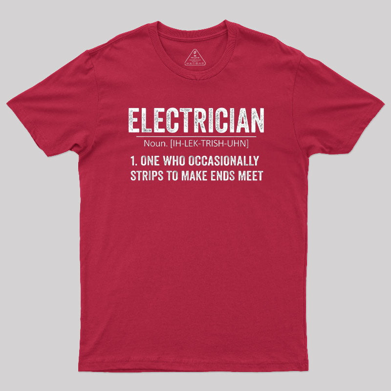 Electrical Engineer Technician Funny Definition  T-Shirt