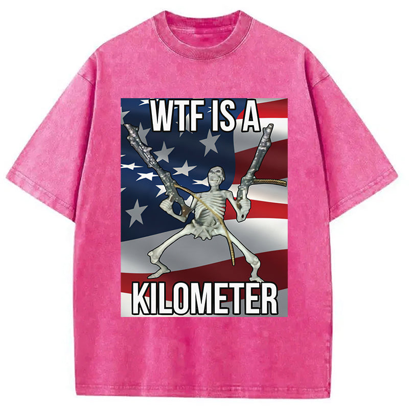 bbb WTF Is A Kilometer Washed T-Shirt