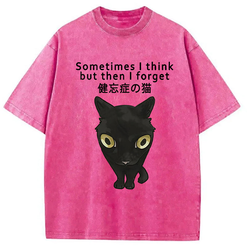 bbb Amnesiac Cat Washed T-Shirt