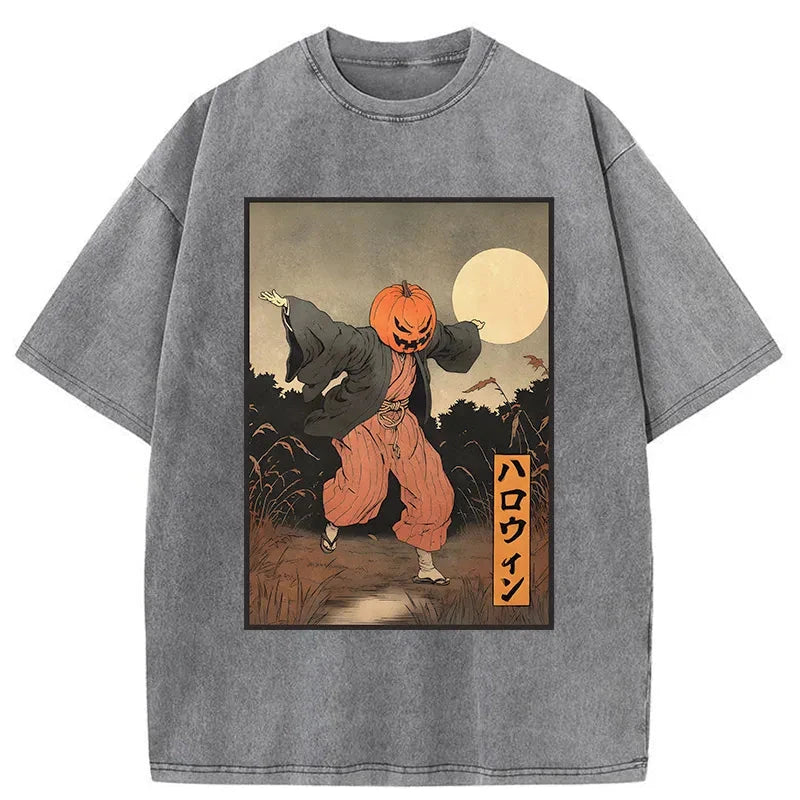 bbb Japanese Pumpkin Monster Washed T-Shirt