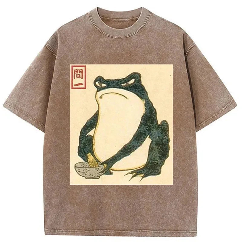 bbb Matsumoto Hoji Japanese Frog Washed T-Shirt