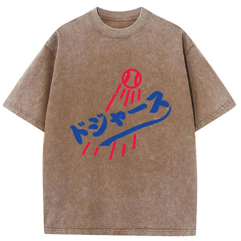 bbb Japanese Baseball Washed T-Shirt