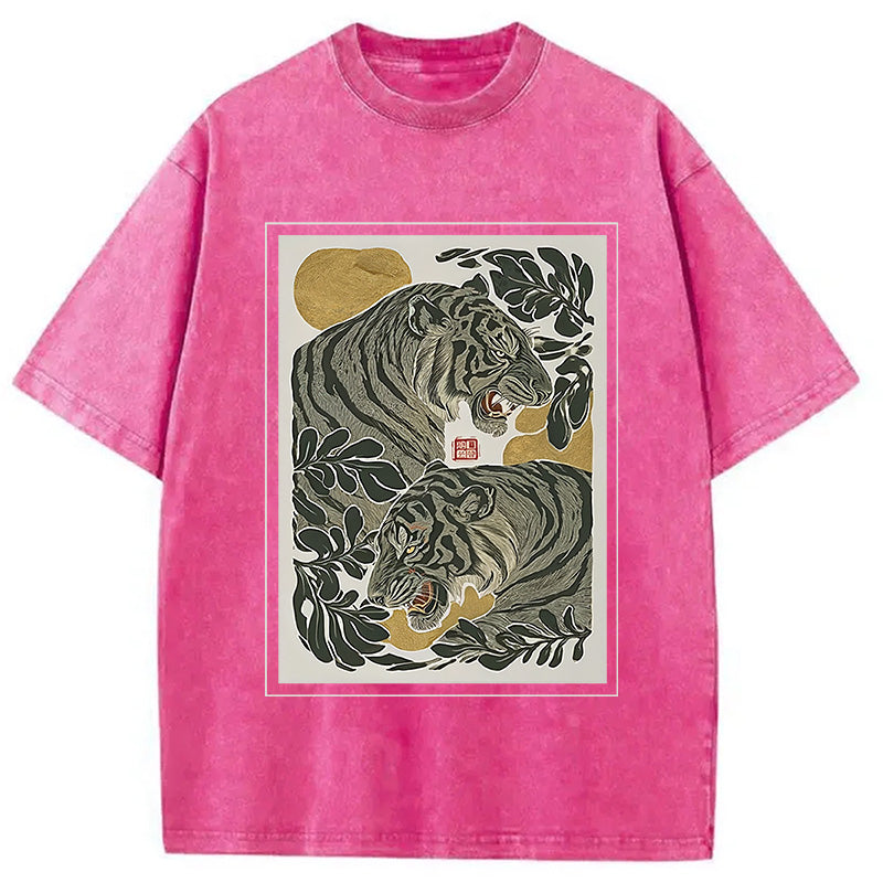 bbb Woodcut Tiger Washed T-Shirt